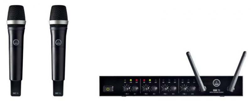 AKG DMS 70 Wireless Microphone Dual Vocal Set