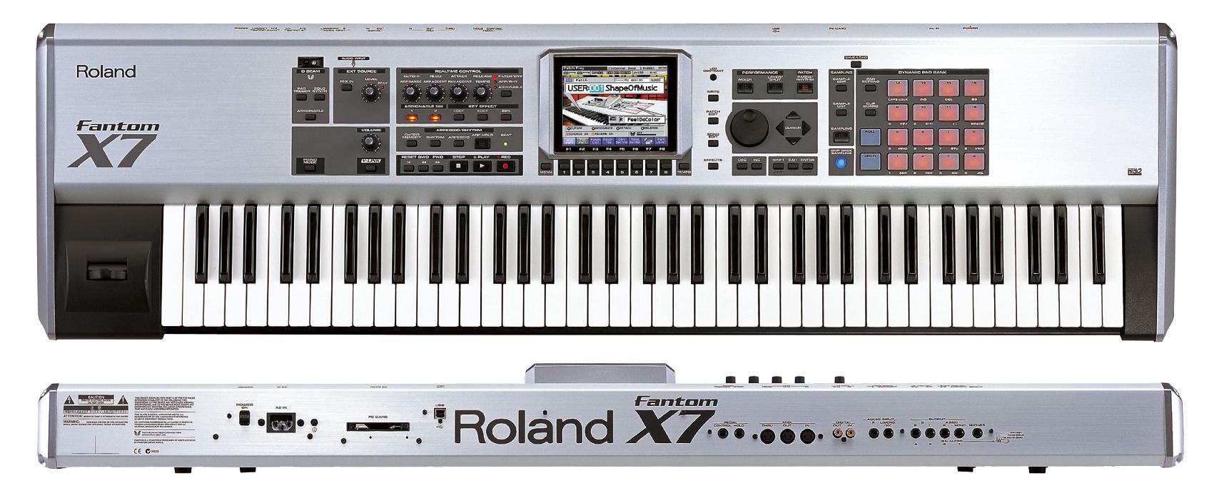 Roland Fantom X7 Workstation Keyboard - Mercury Music South Africa