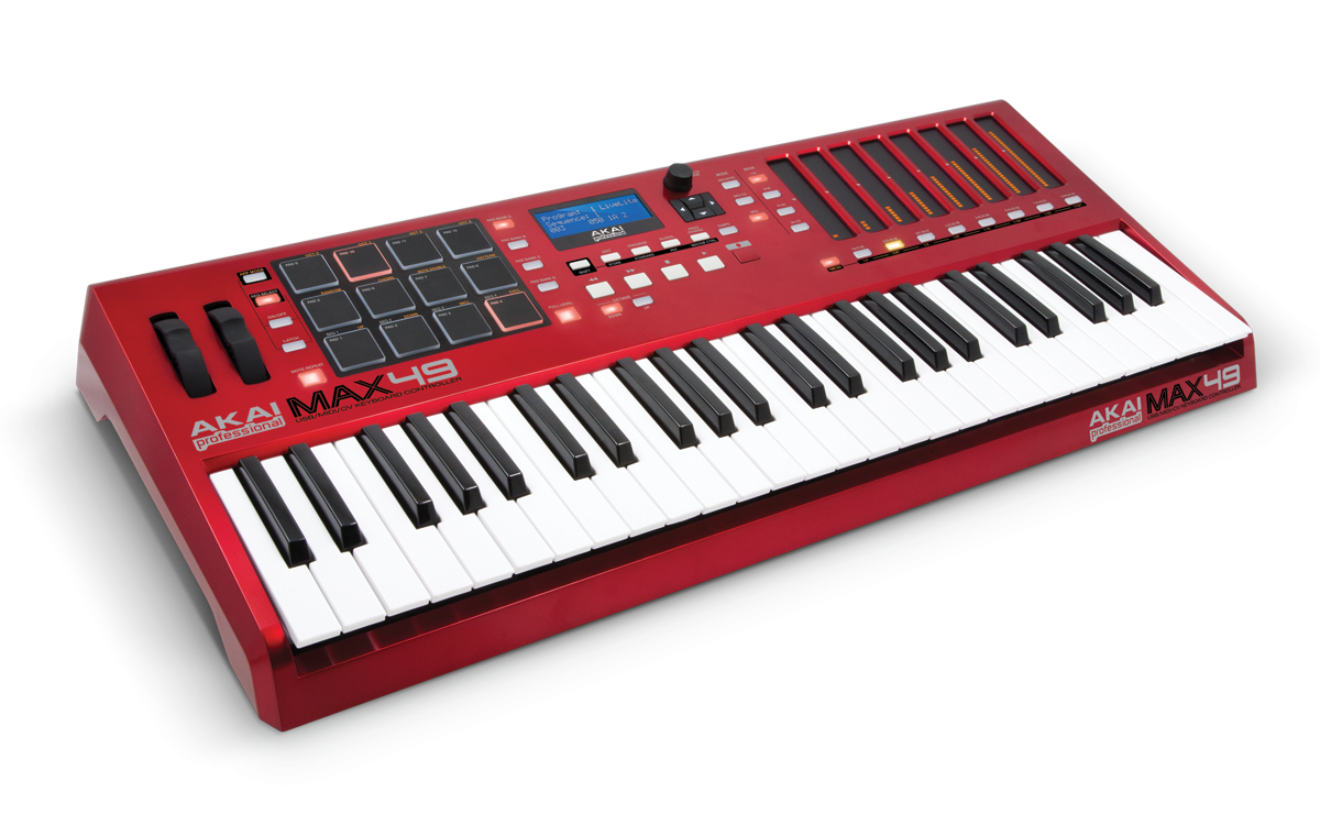 Akai MAX 49 USB Performance Keyboard Midi Controller Mercury Music