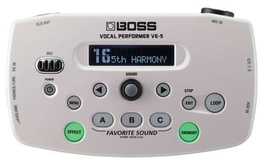 Boss VE5WH Voice Effects Processor White